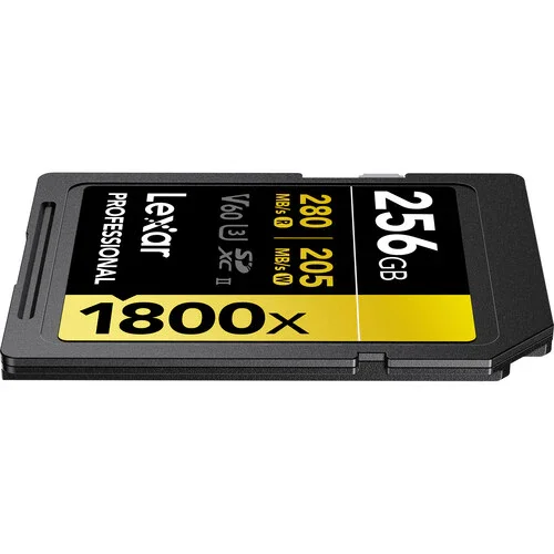 Lexar Professional 1800x UHS-II SDXC Memory Card (GOLD Series) - 256GB (2-Pack) - Image 5