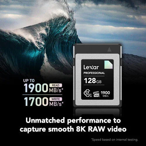 Lexar Professional CFexpress Type B Memory Card (DIAMOND Series) - 128GB (2-Pack) - Image 3