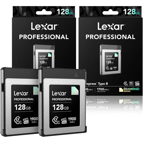 Lexar Professional CFexpress Type B Memory Card (DIAMOND Series) - 128GB (2-Pack) - Image 8