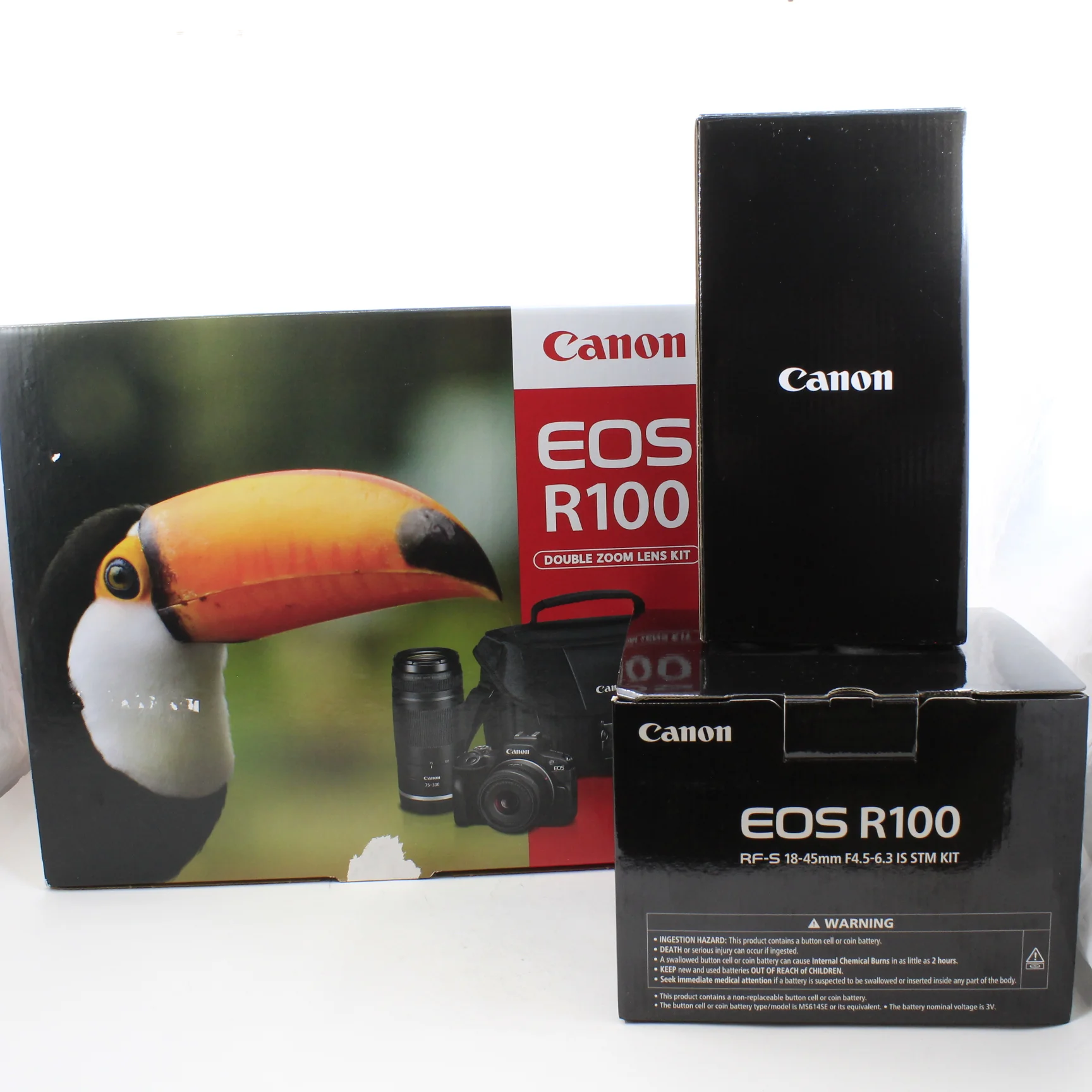 * OPEN BOX EXCELLENT * Canon EOS R100 Digital Camera with RF-S 18-45mm f/4.5-6.3 IS STM Lens and  RF 75-300mm f/4-5.6 Lens - Double Zoom Lens Kit - Image 31