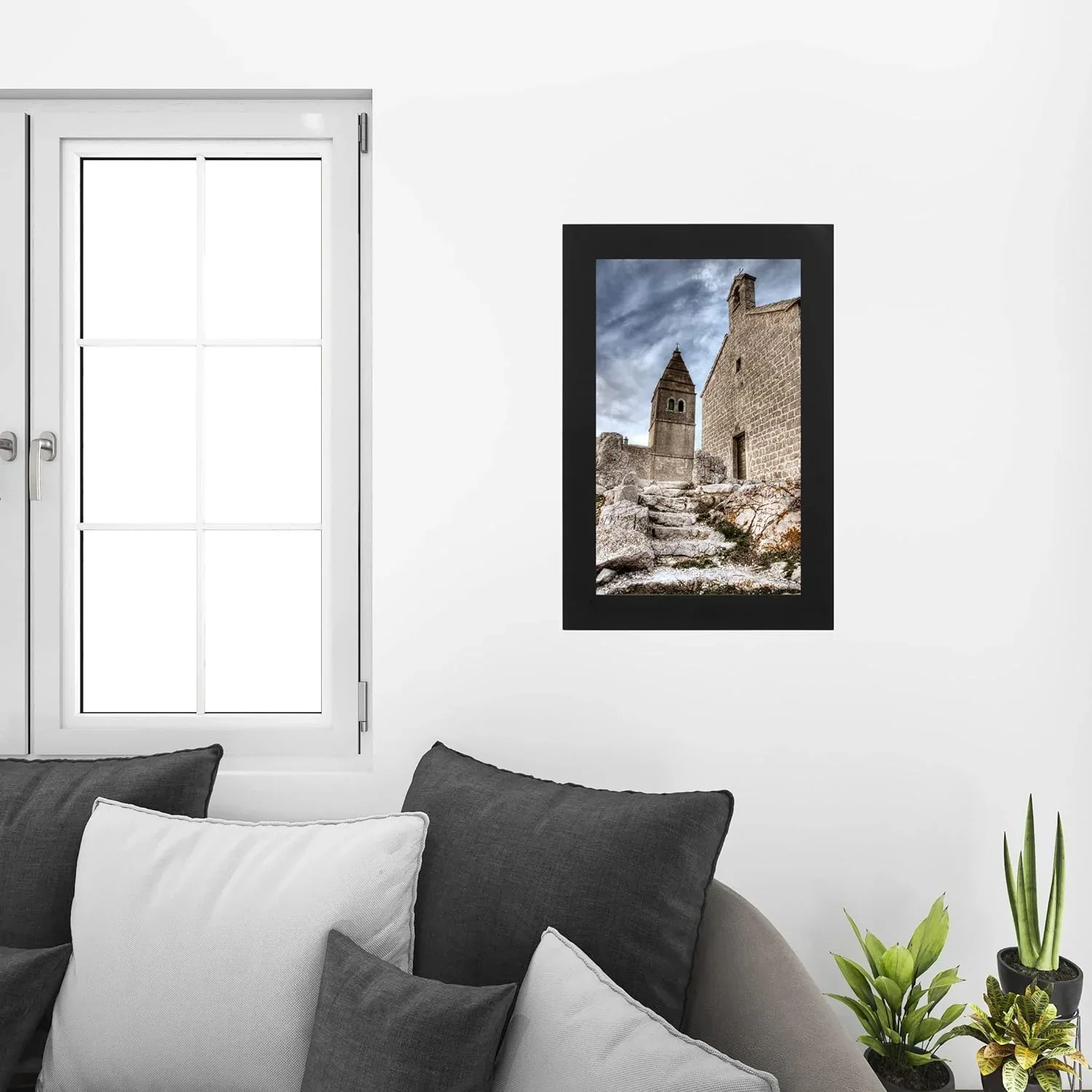 Malden 12x19 / 11x17 Manhattan Gallery Matted Frame (Black) - Image 3