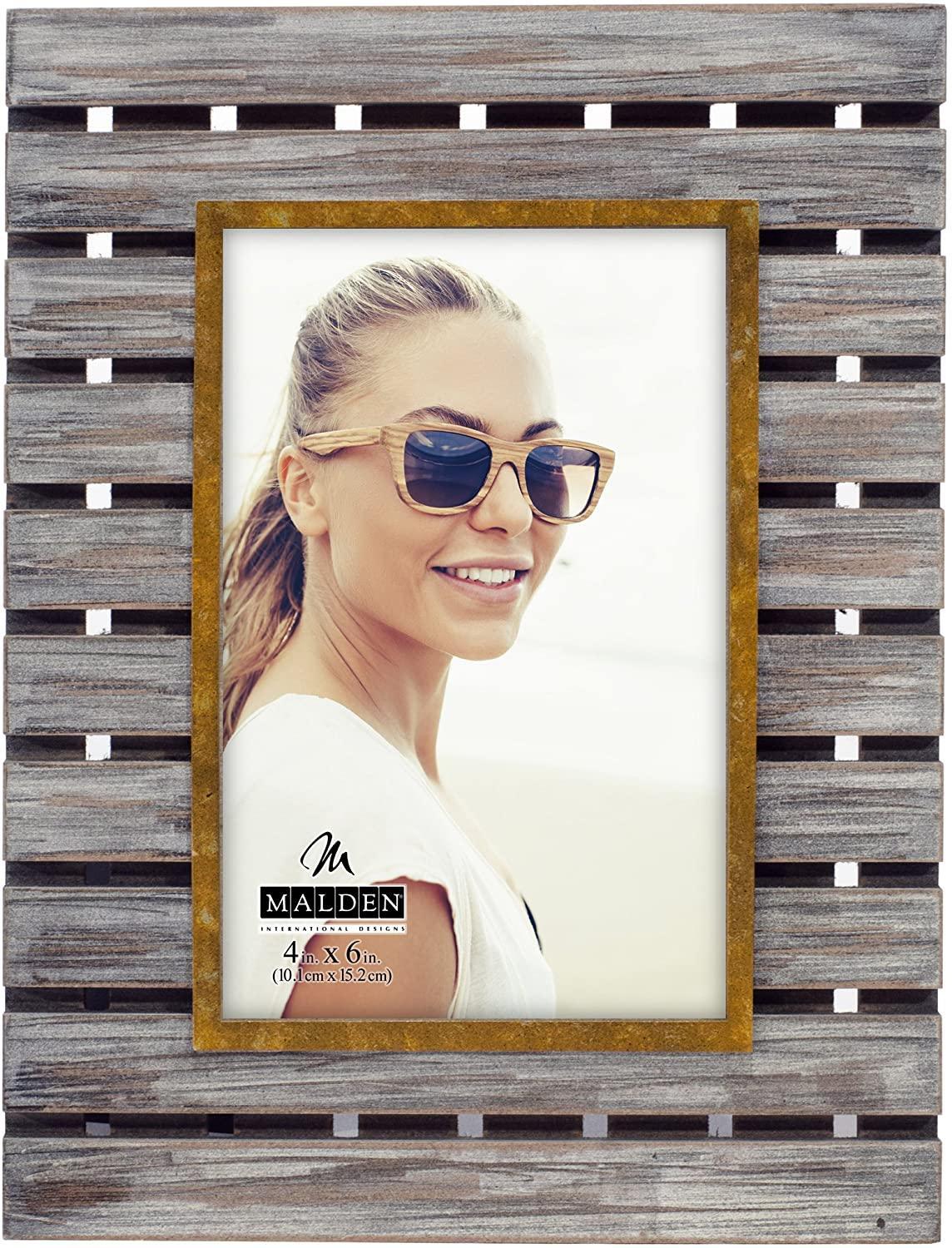 Malden 4x6 Plank w/ Metal Border