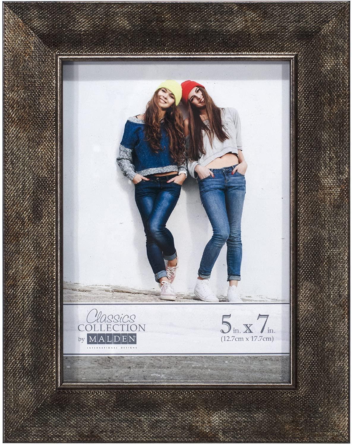 Malden 5x7 Bronze Texture Frame