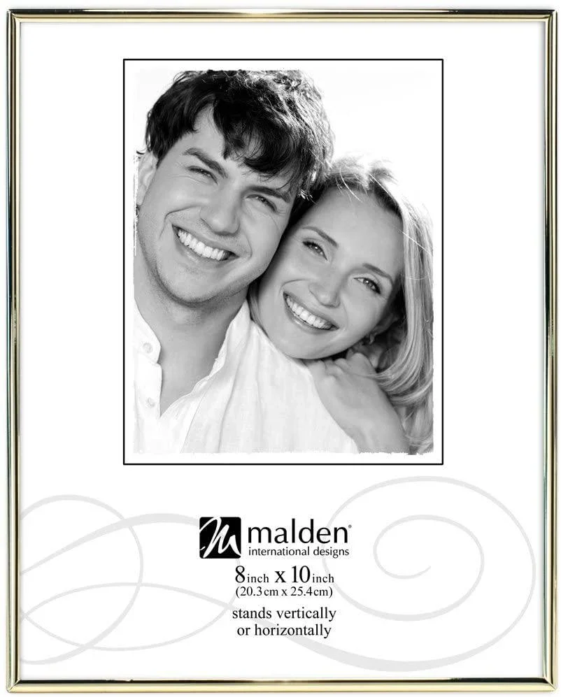 Malden 8x10 Narrow Frame - Brass