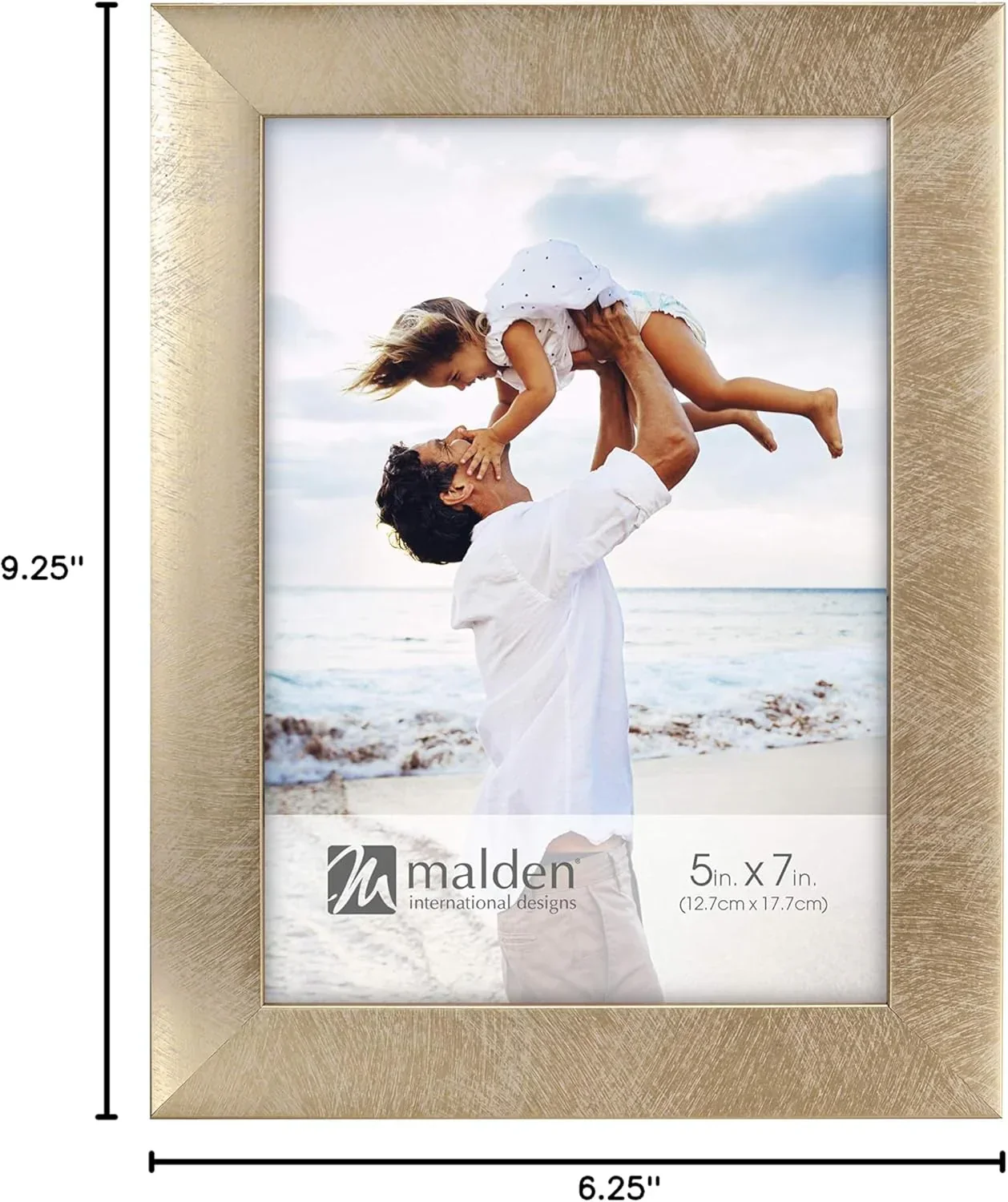 Malden Linear - Metallic Gold 5x7 Frame - Image 5