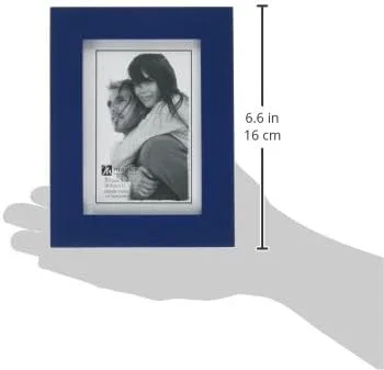 Malden Linear Wood 4X6 Blue Picture Frame - Image 3