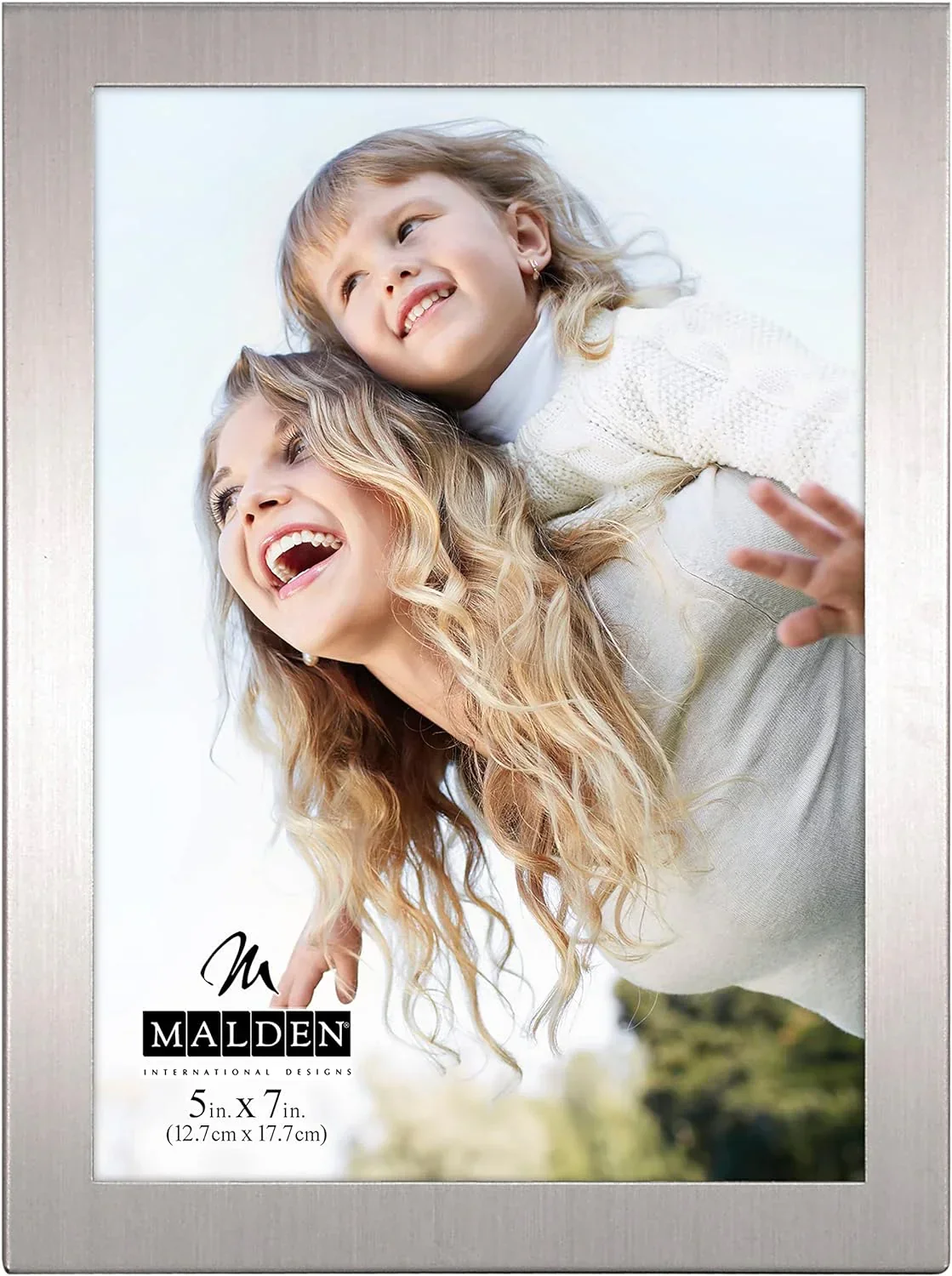 Malden Modern Metals 5 x 7 Frame (Matte Silver) - Image 2