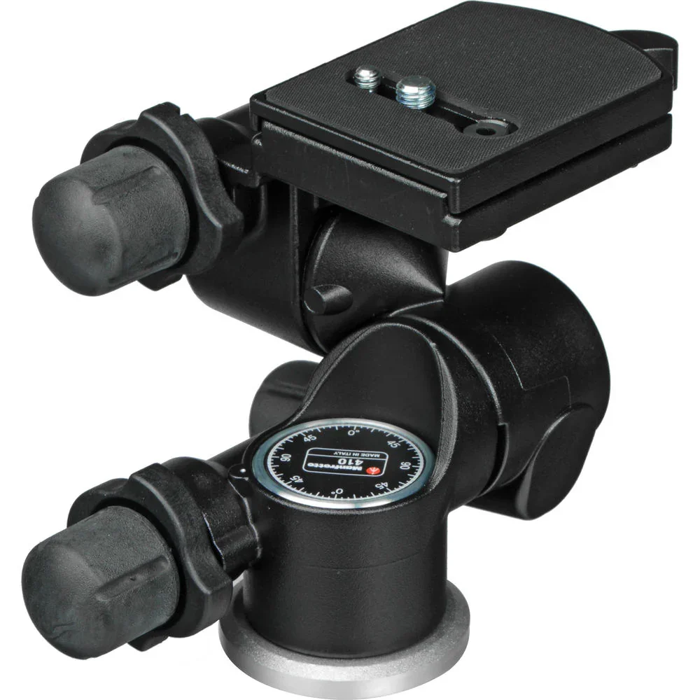 Manfrotto 410 Junior Geared Head - Supports 11 lbs (5kg) - Image 2