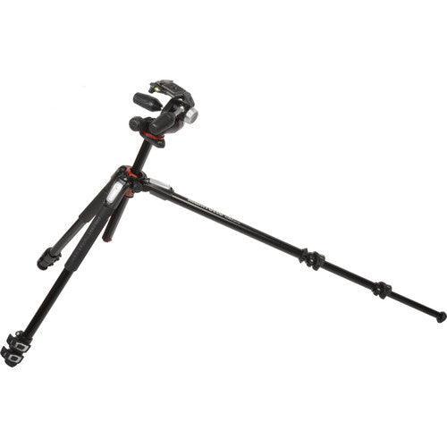 Manfrotto Aluminum MK190XPRO3-3W Tripod Kit with 3-Way Pan/Tilt Head - Image 9