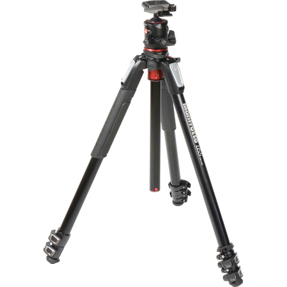 Manfrotto MK055XPRO3-BHQ2 Aluminium 3-Section Tripod with XPRO Ball Head Kit - Image 7