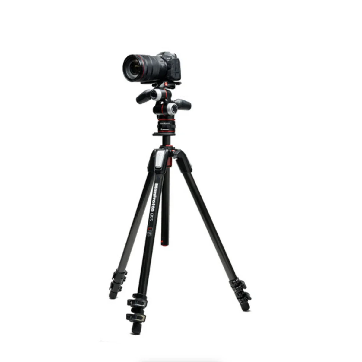 Manfrotto MT055CXPRO3 Carbon Fiber Tripod with MHXPRO-3W Head & Move Quick Release Kit - Image 4