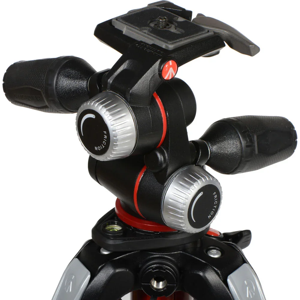 Manfrotto MT055XPRO3-3W Aluminum Tripod with 3-Way Pan/Tilt Head - Image 8