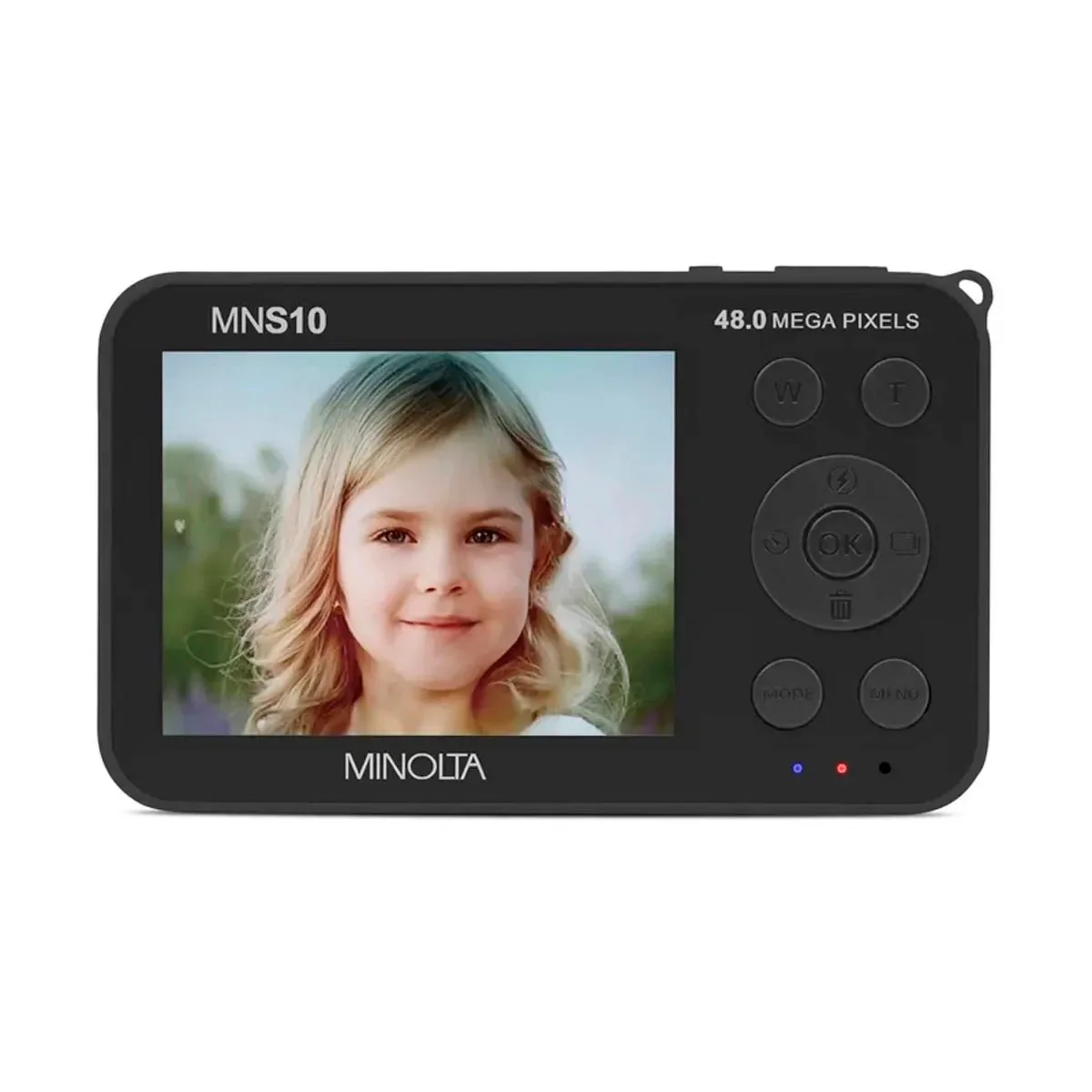 Minolta MNS10 Ultra Slim 48MP 4K Digital Camera (Black) - Image 5