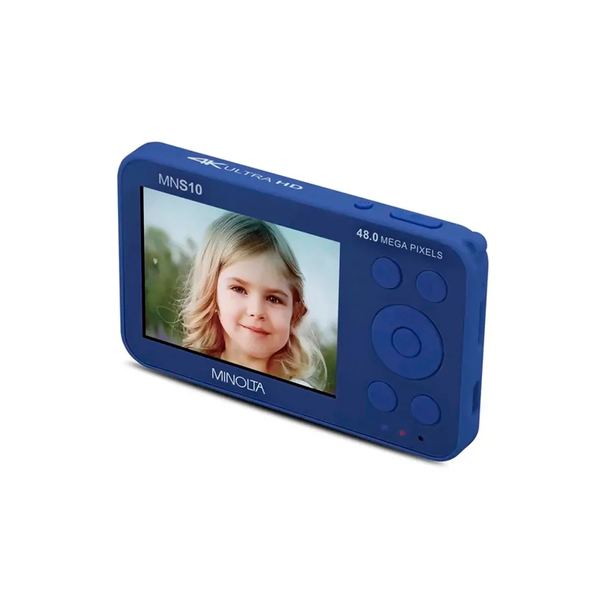 Minolta MNS10 Ultra Slim 48MP 4K Digital Camera (Blue) - Image 4