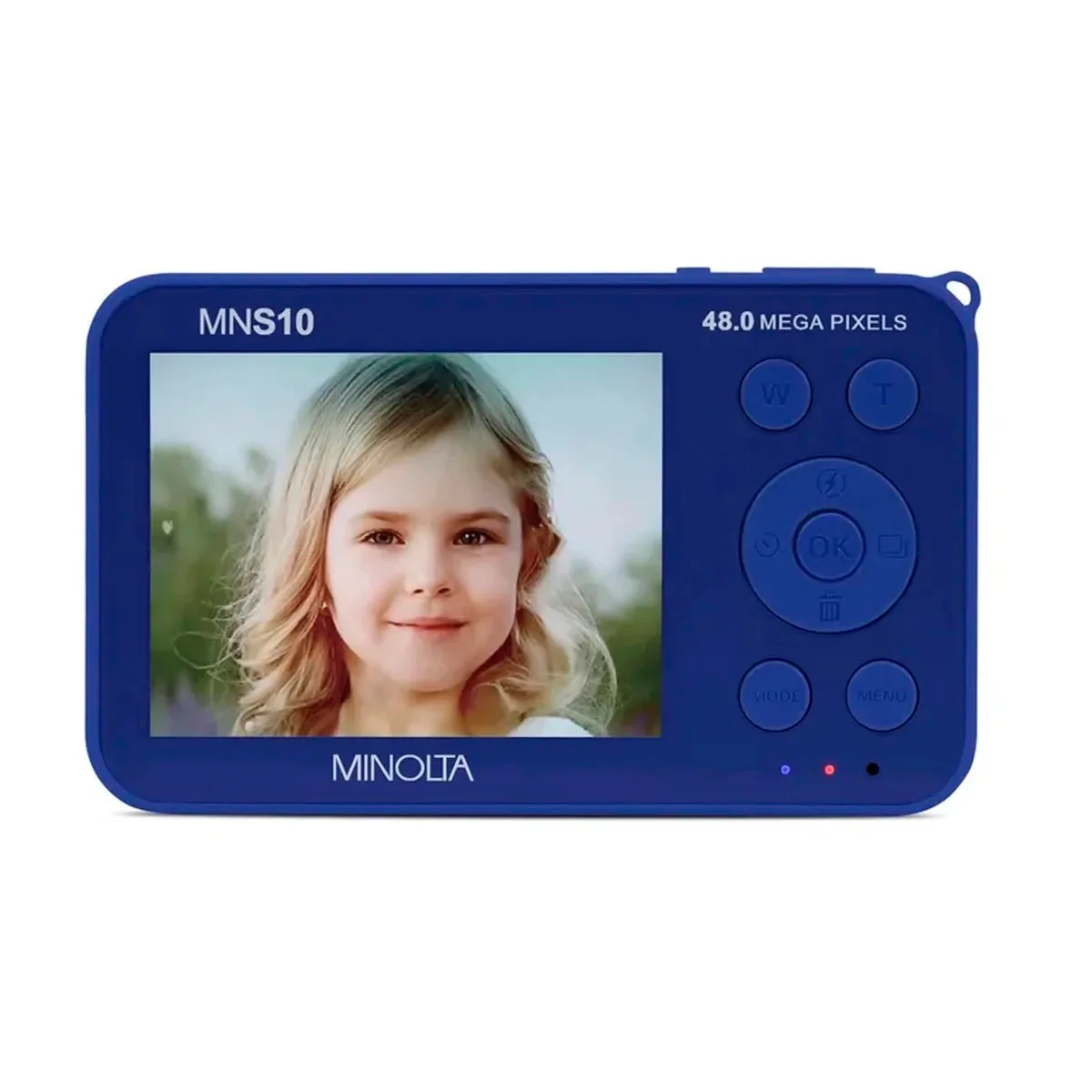 Minolta MNS10 Ultra Slim 48MP 4K Digital Camera (Blue) - Image 5