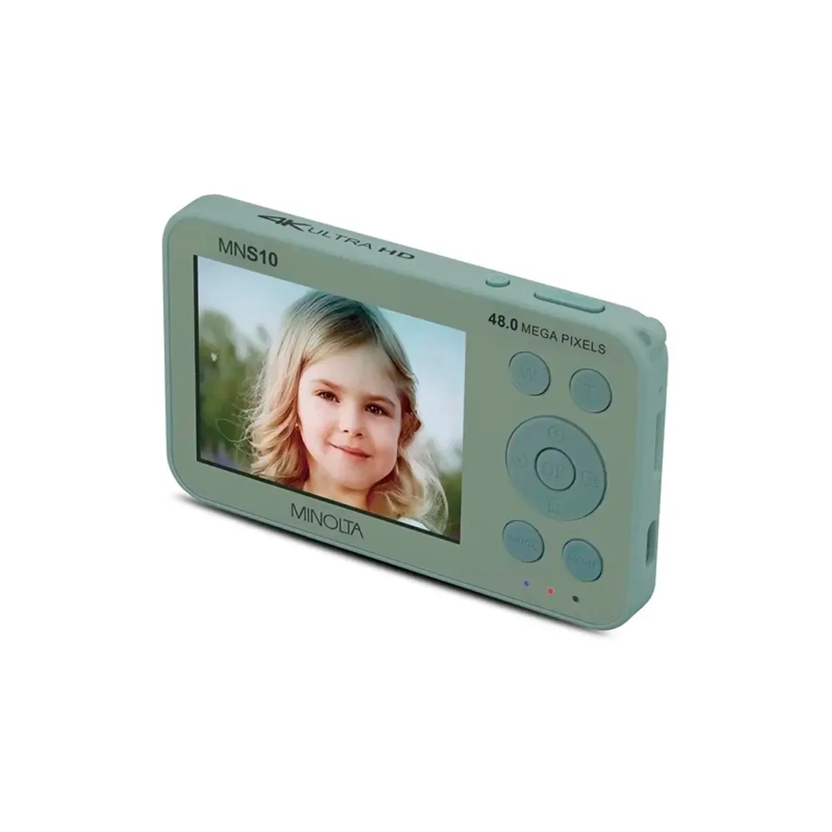 Minolta MNS10 Ultra Slim 48MP 4K Digital Camera (Teal) - Image 4