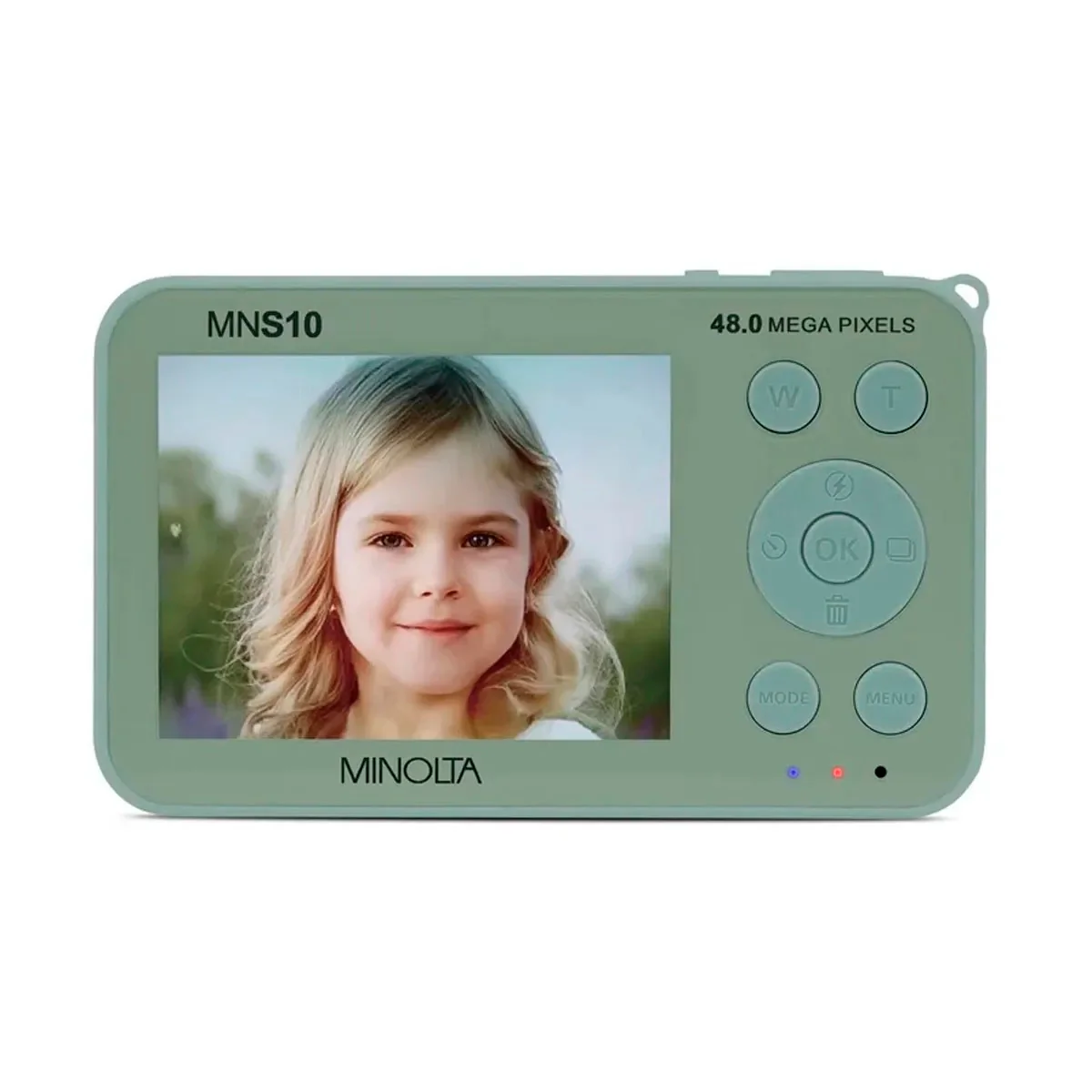Minolta MNS10 Ultra Slim 48MP 4K Digital Camera (Teal) - Image 5