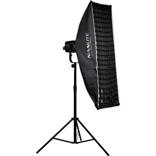 NanLite Fabric Grid for Asymmetrical Stripbank Softbox (18x43in) - Image 5