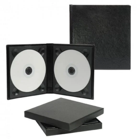 NEIL 176DB Classic Double CD/DVD Folio - Black (Single)