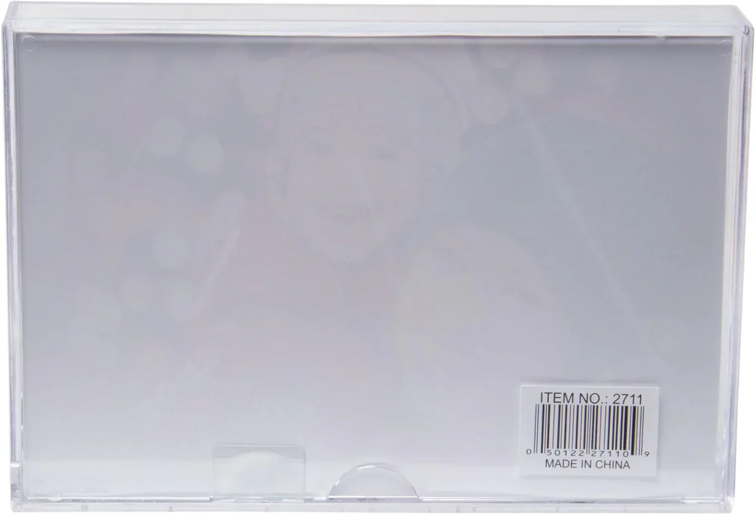Neil Photo Snowflake Picture Frame 4X6 Snow globe style Floating Clear Plastic - Image 3