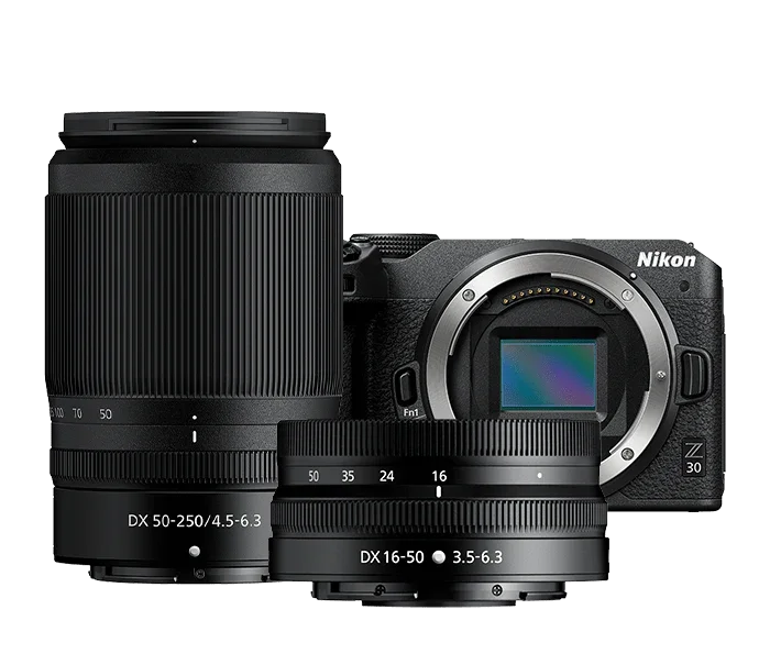 Nikon Z30 Mirrorless Camera with 16-50mm and 50-250mm Lenses