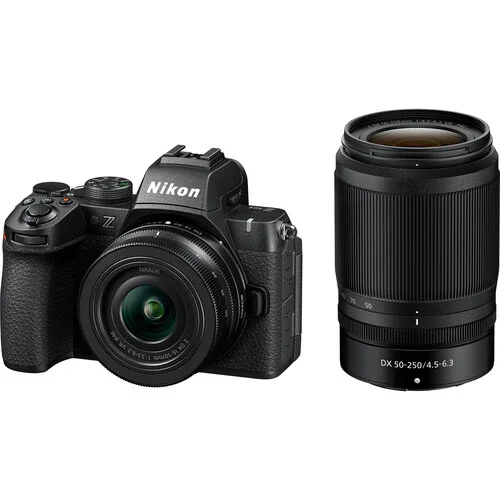 Nikon Z50 II Mirrorless Camera with Z DX 16-50mm f/3.5-6.3 VR & 50-250mm f/4.5-6.3 VR Lenses