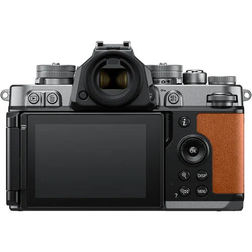 Nikon Zf Mirrorless Camera (Silver & Cognac Brown) - Image 2