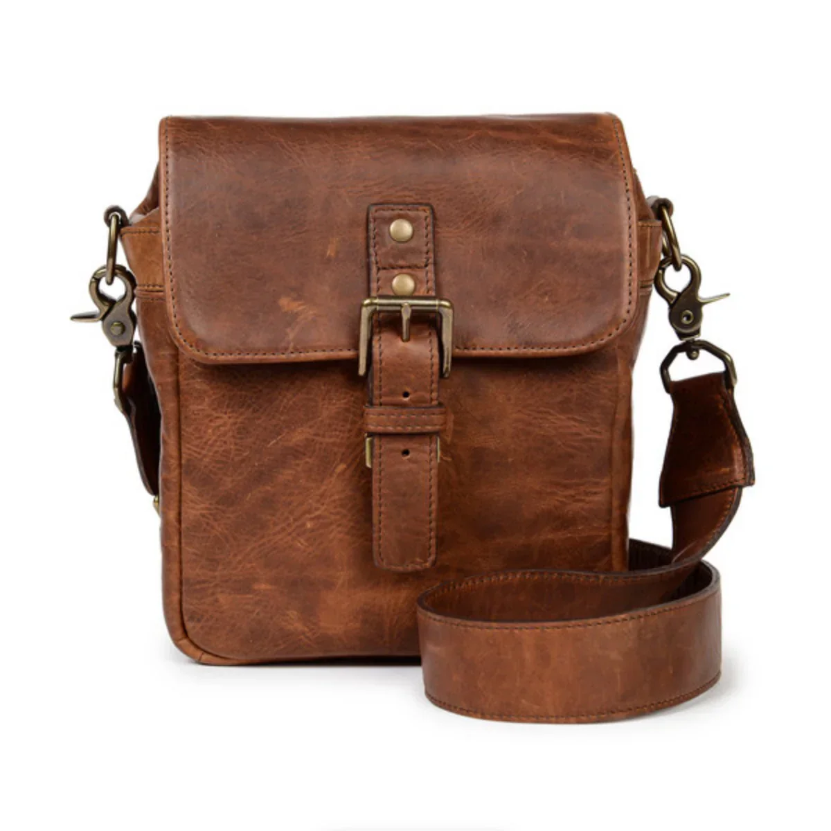 ONA Bond Street Leather Camera Bag (Antique Cognac) - Image 3