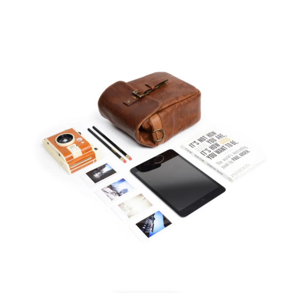 ONA Bond Street Leather Camera Bag (Antique Cognac) - Image 8