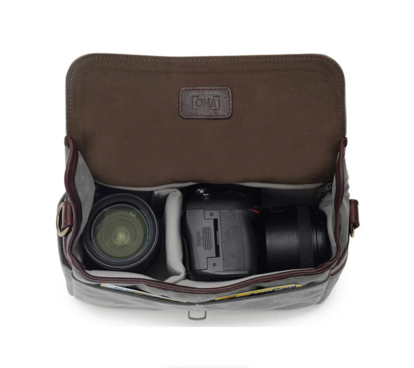 ONA Bowery Canvas Camera Bag (Olive) - Image 4