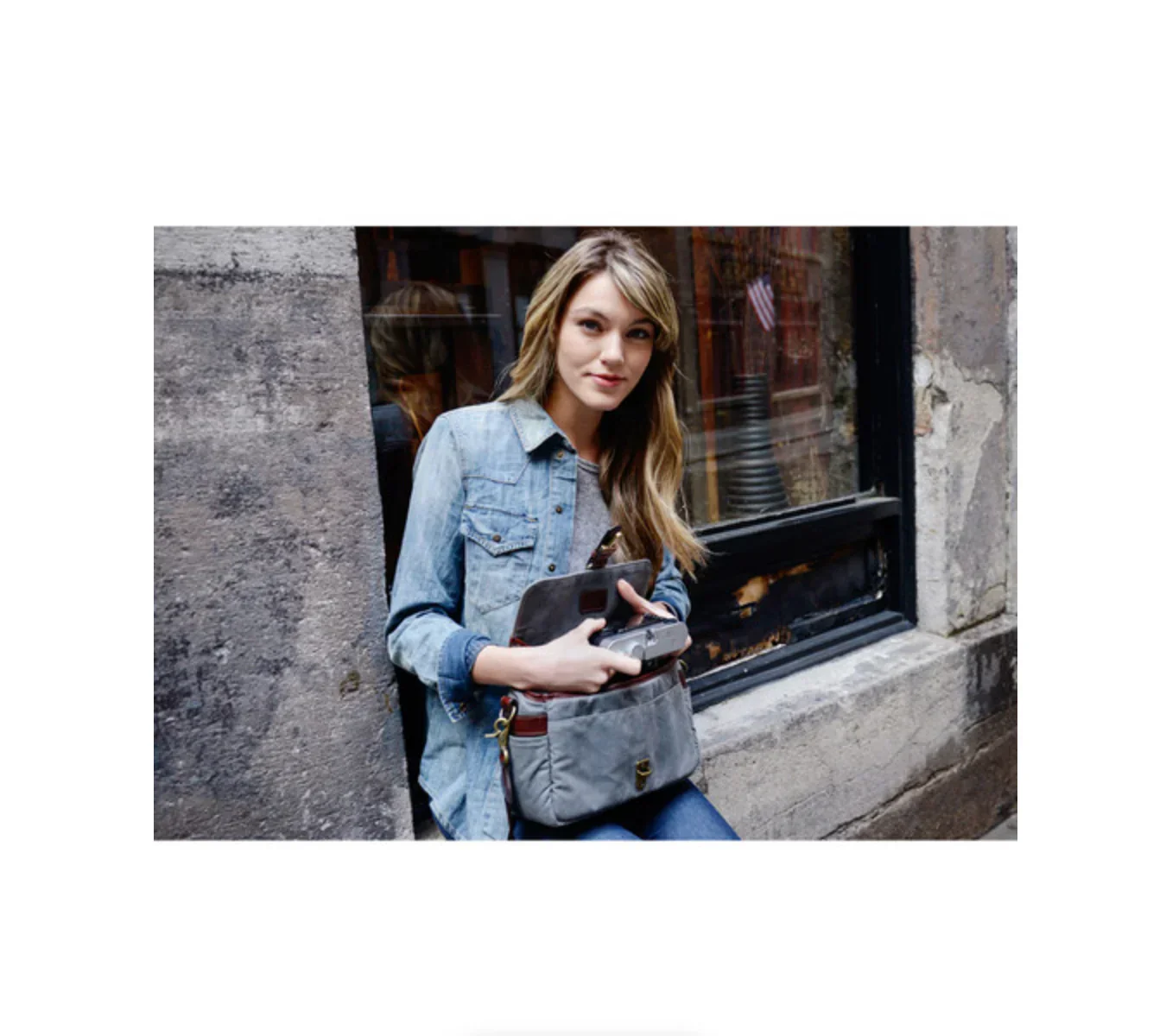 ONA Bowery Canvas Camera Bag (Olive) - Image 6