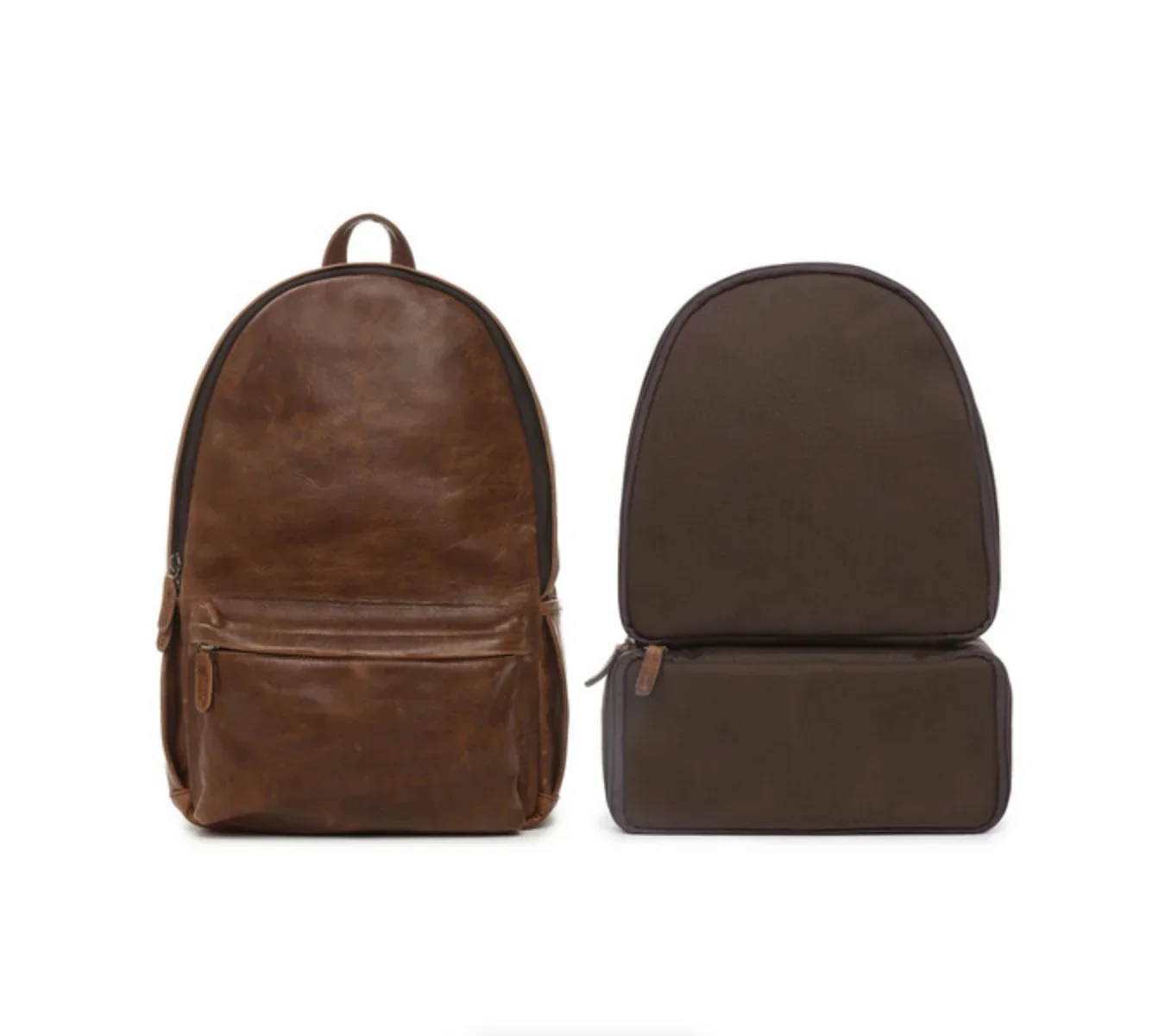 ONA Clifton Leather Camera and Everyday Backpack (Antique Cognac) - Image 2