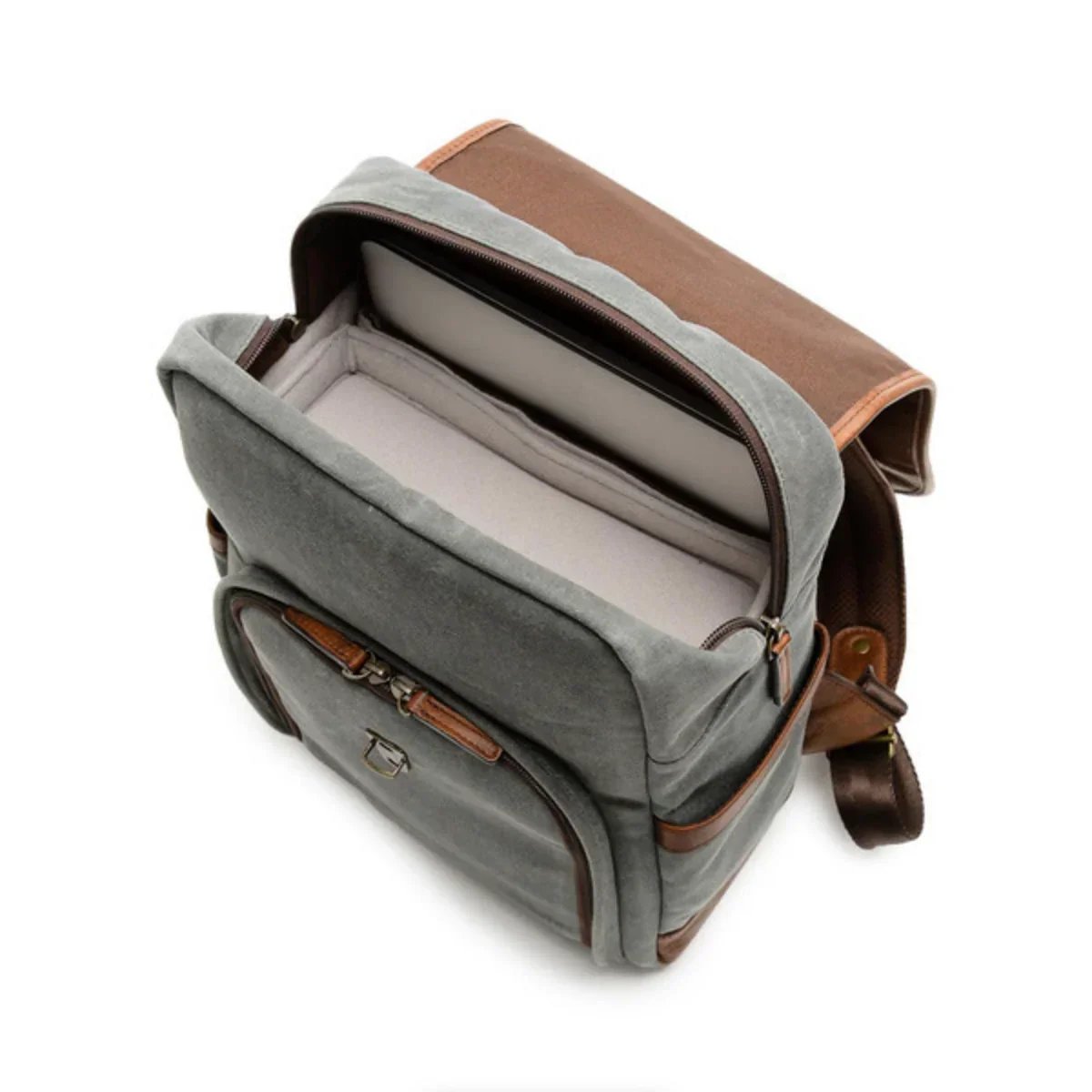 ONA Monterey Backpack (Olive and Antique Cognac) - Image 5