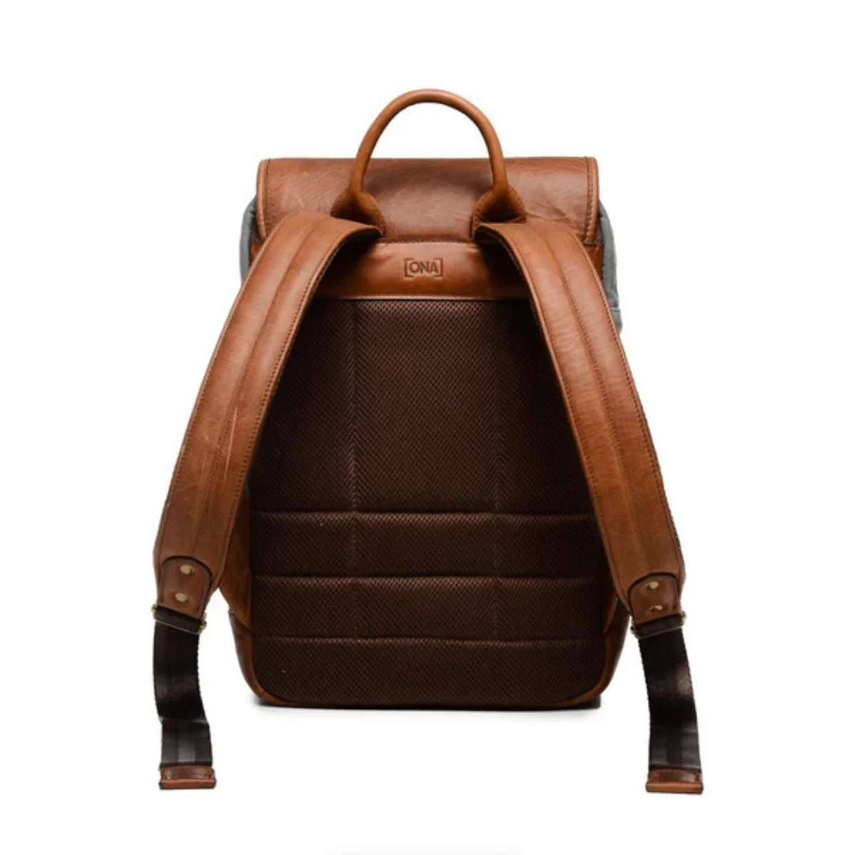 ONA Monterey Backpack (Smoke and Antique Cognac) - Image 3