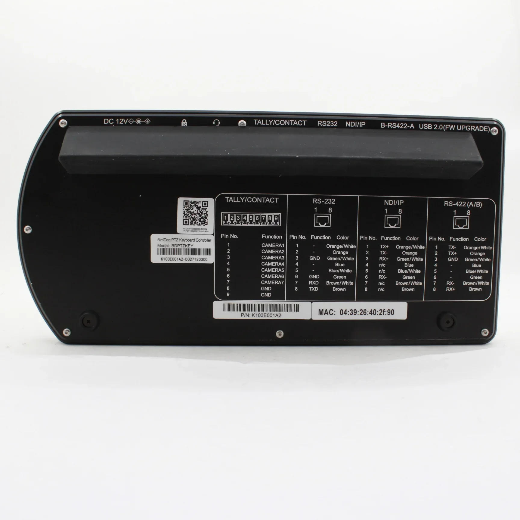 * OPEN BOX GOOD * BirdDog PTZ Keyboard - Image 5