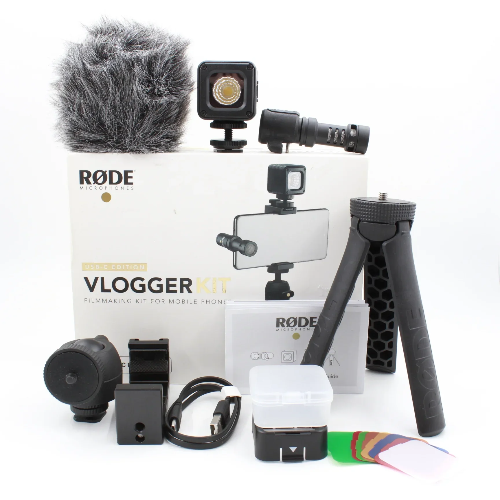 * OPEN BOX EXCELLENT * RODE Vlogger Kit USB-C Edition Filmmaking Kit for Mobile Devices with USB Type-C Ports