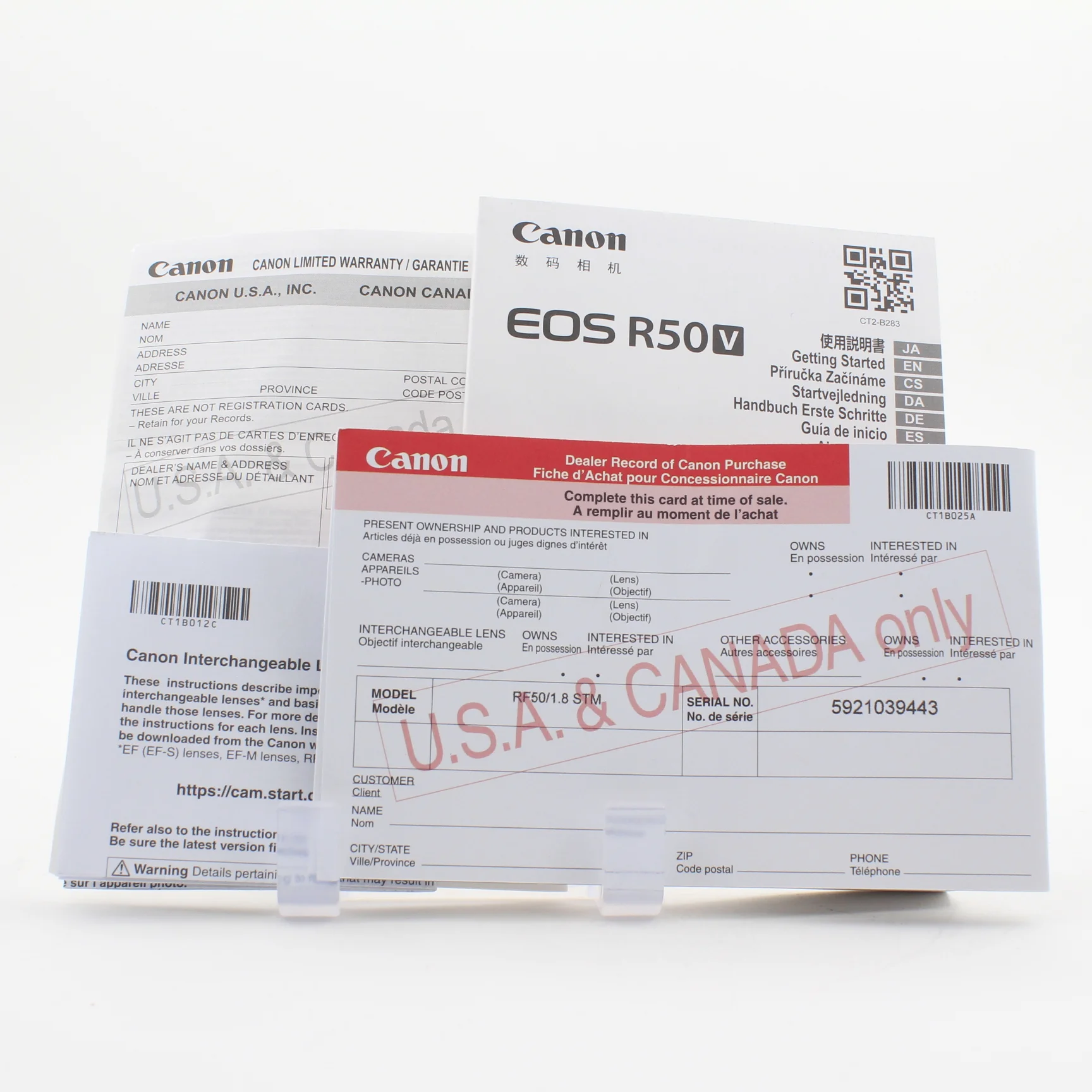 * OPEN BOX EXCELLENT * Canon EOS R50 V Mirrorless Camera (Body only) - Image 15