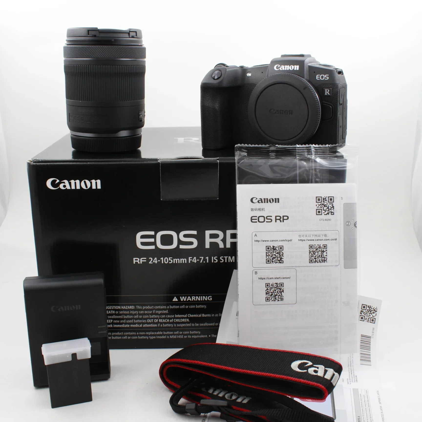 * OPEN BOX EXCELLENT * Canon EOS RP Mirrorless Digital Camera with RF 24-105mm f/4-7.1 IS STM Lens