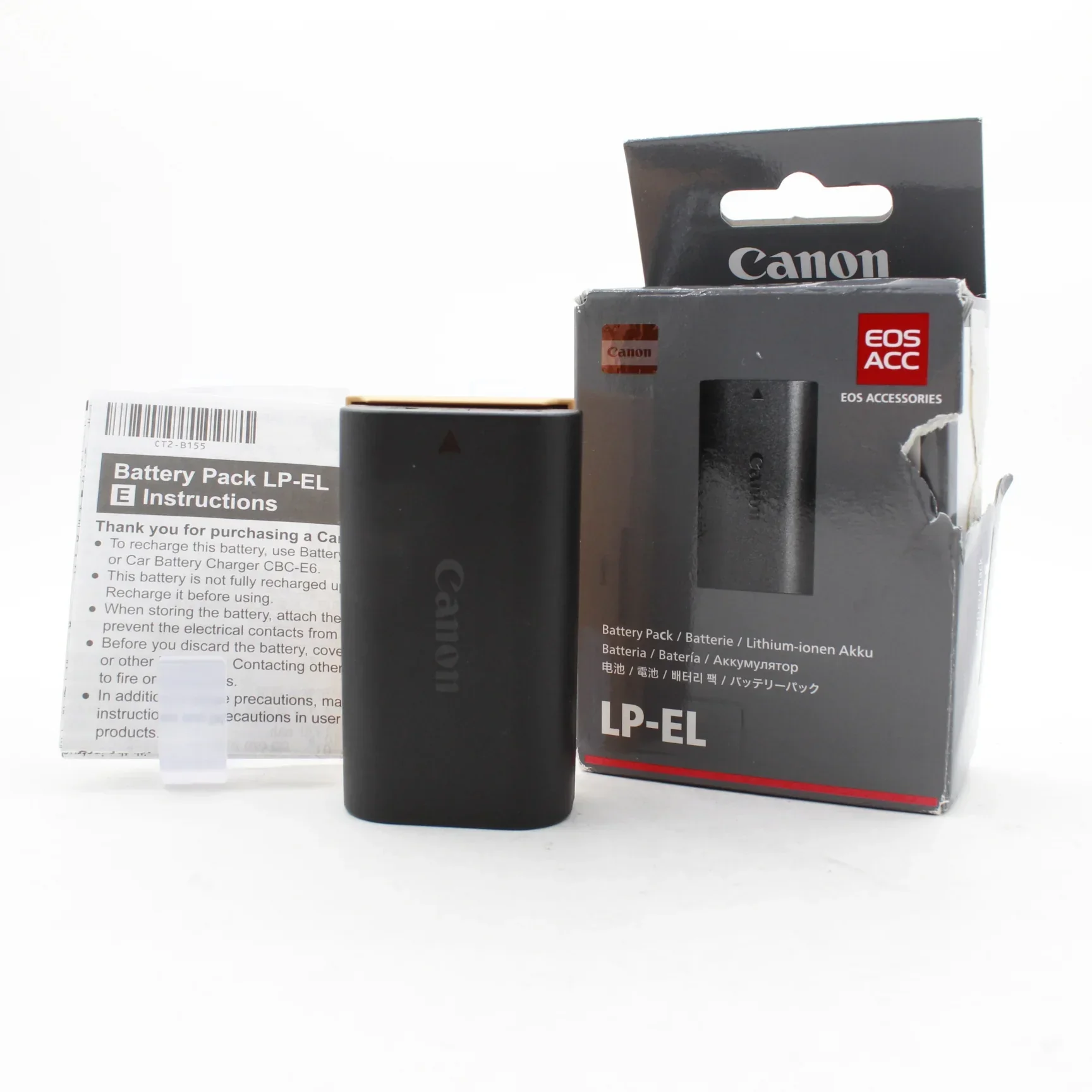 * OPEN BOX EXCELLENT * Canon LP-EL Lithium-Ion Battery Pack for Speedlite EL-1