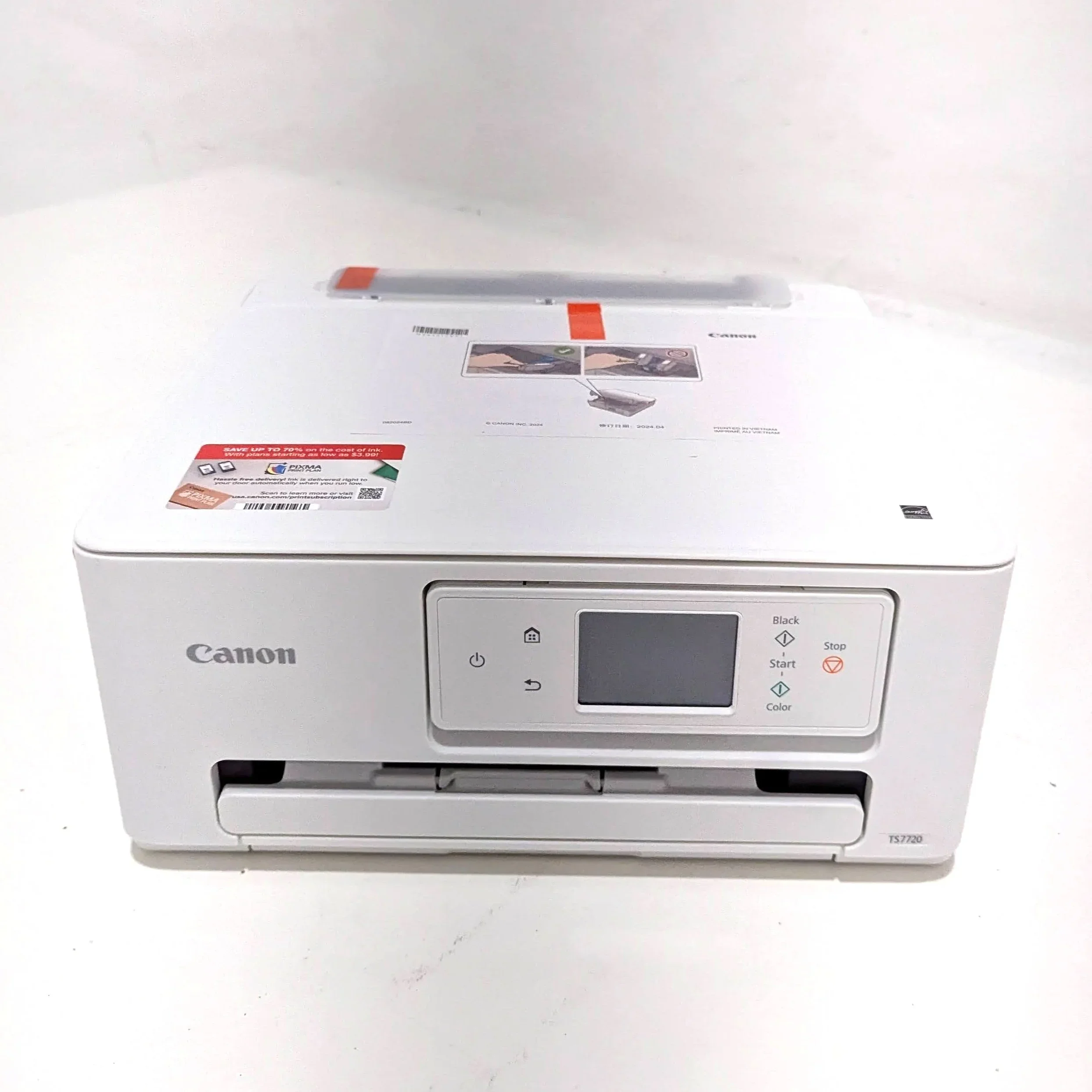 * OPEN BOX EXCELLENT * Canon PIXMA TS7720 Wireless All-in-One Inkjet Printer - Image 5