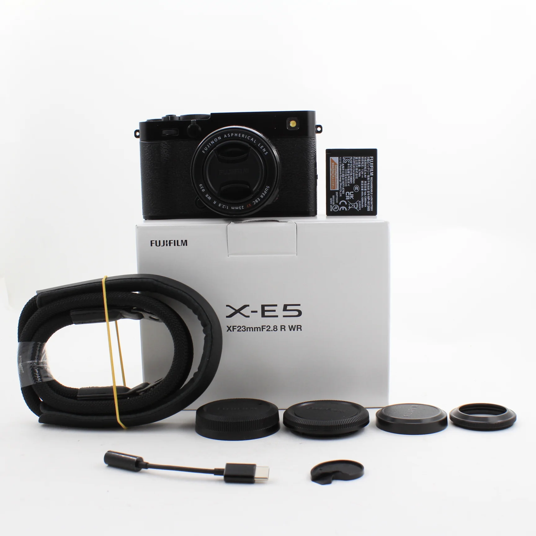 * OPEN BOX EXCELLENT * FUJIFILM X-E5 Mirrorless Camera with XF 23mm f/2.8 Lens (Black)