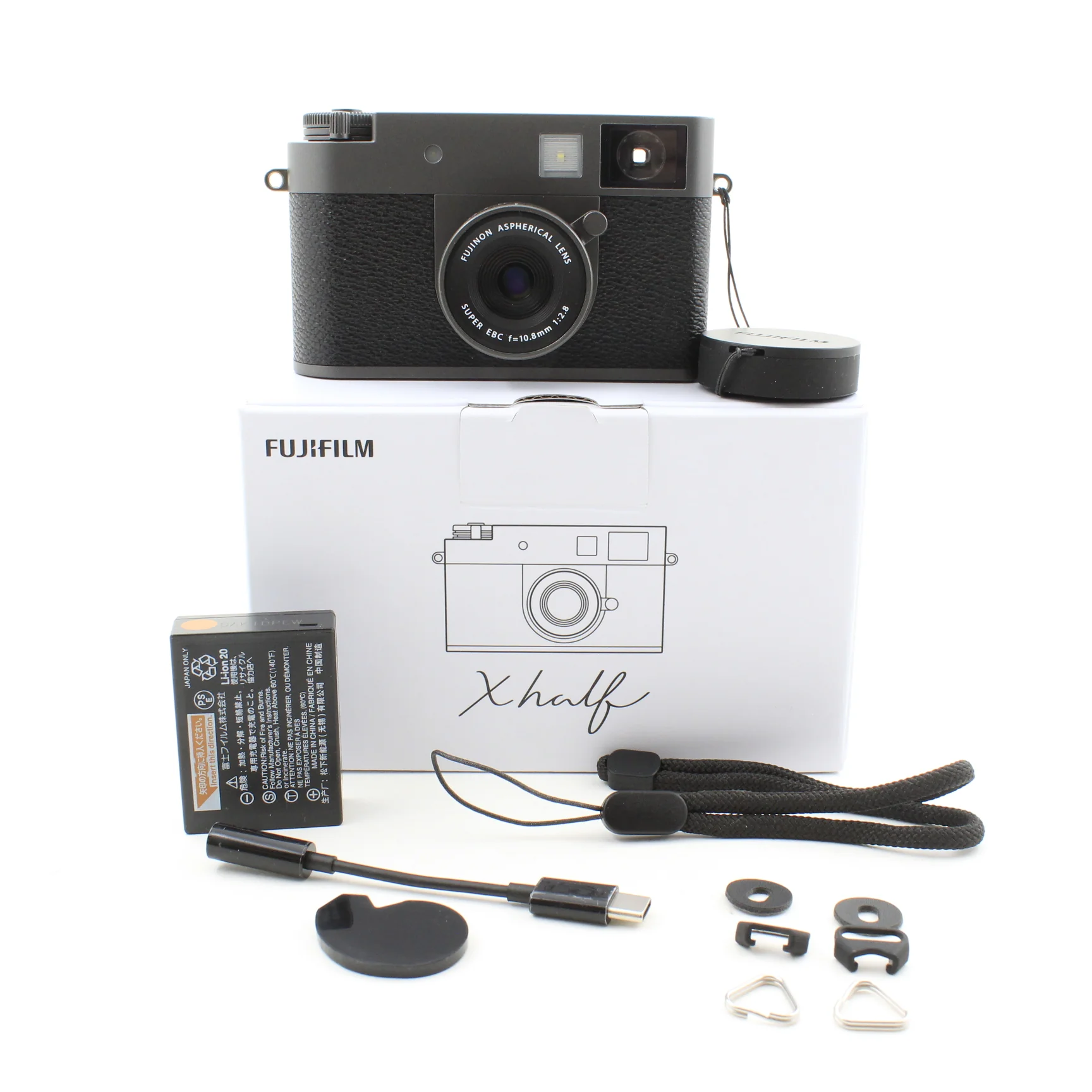 * OPEN BOX EXCELLENT * FUJIFILM X half Digital Camera (Charcoal Silver)
