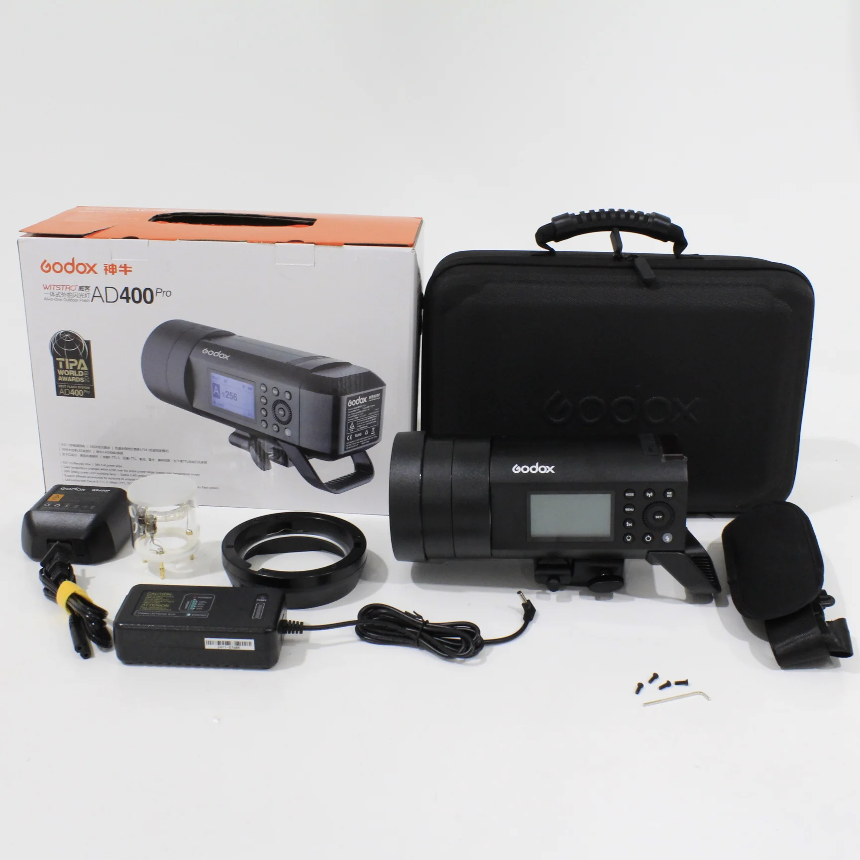 * OPEN BOX EXCELLENT * Godox AD400Pro Witstro All-In-One Outdoor Flash