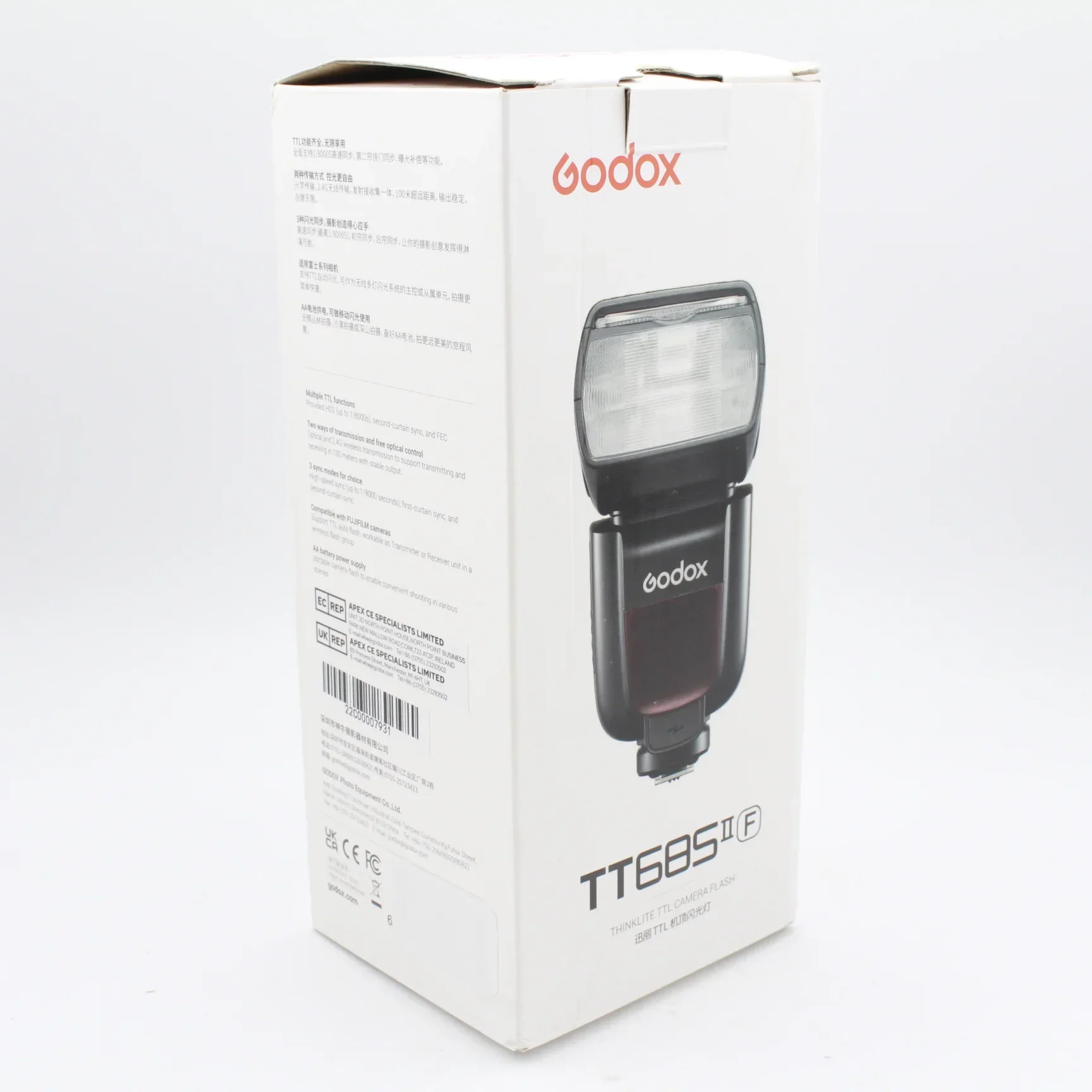 * OPEN BOX EXCELLENT * Godox TT685F II Flash for FUJIFILM Cameras - Image 8