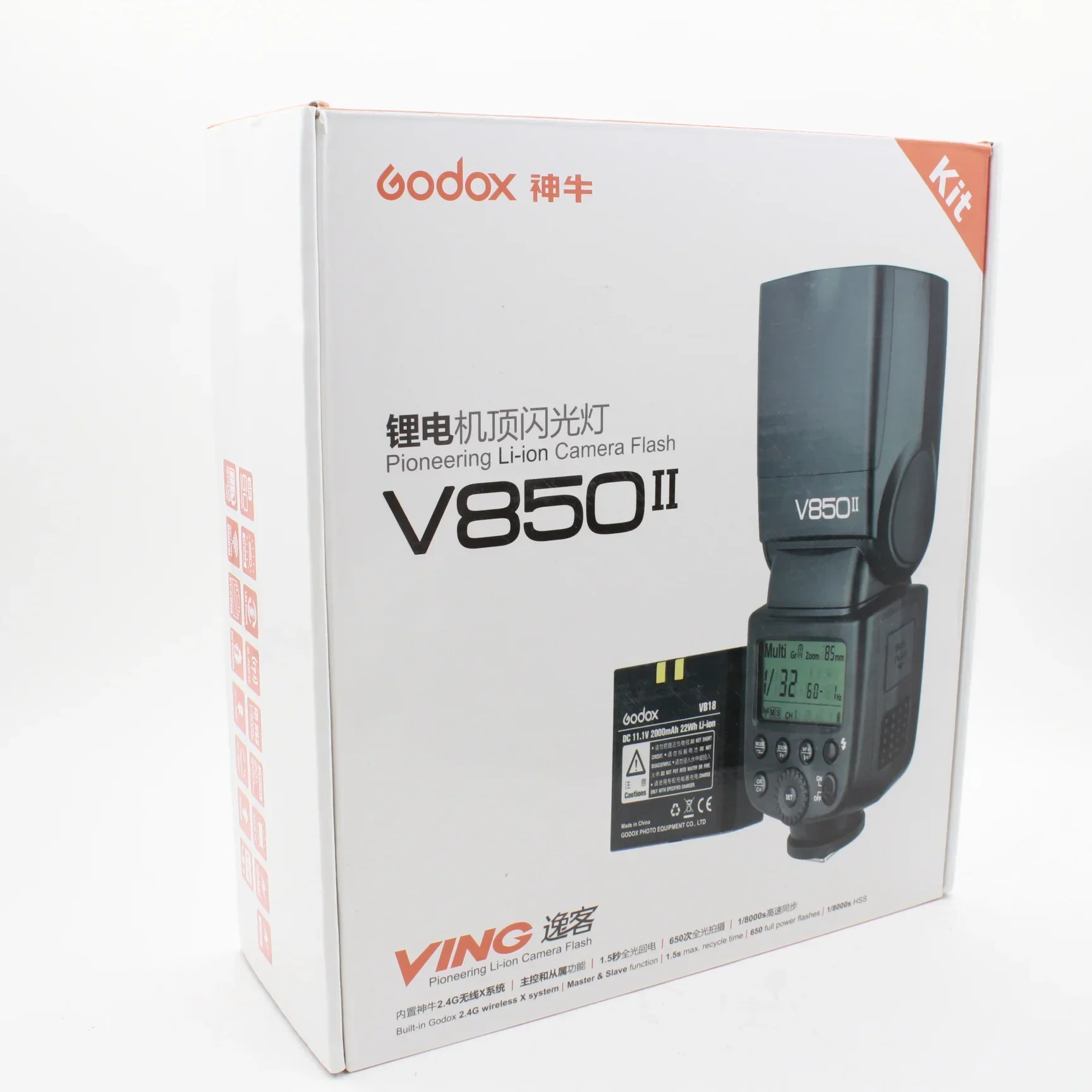 * OPEN BOX EXCELLENT * Godox VING V850II Li-Ion Flash Kit - Image 10
