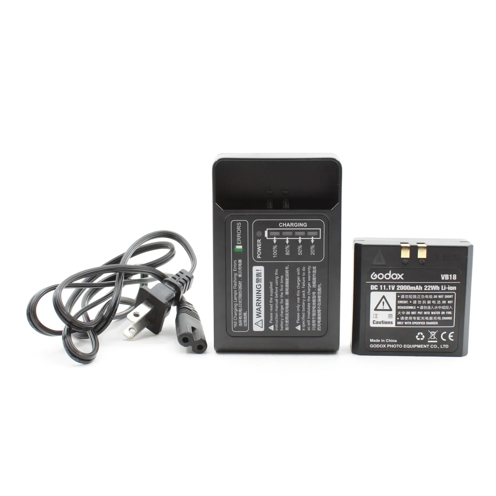 * OPEN BOX EXCELLENT * Godox VING V850II Li-Ion Flash Kit - Image 7