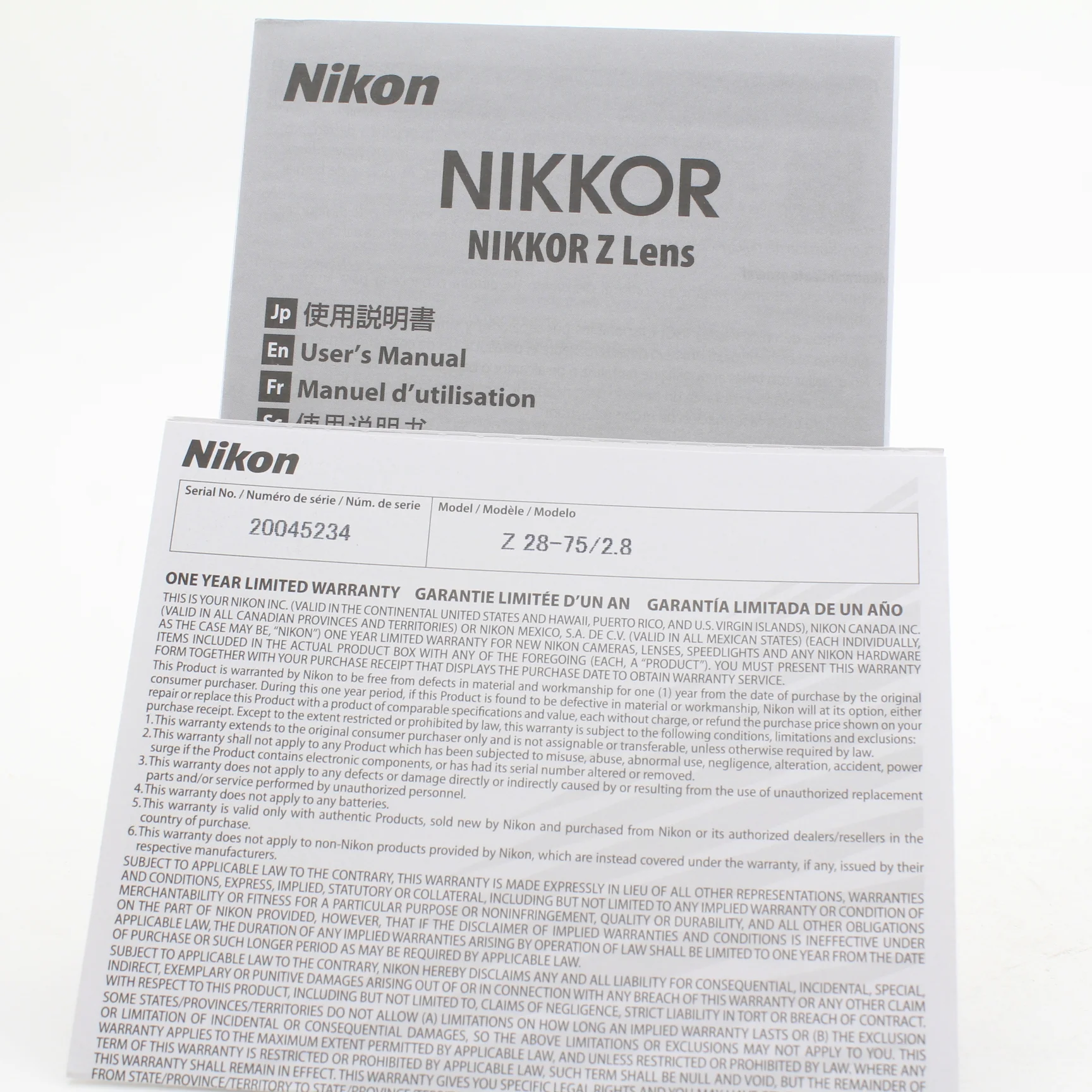 * OPEN BOX EXCELLENT * NIKON NIKKOR Z 28-75mm f/2.8 Lens - Image 12
