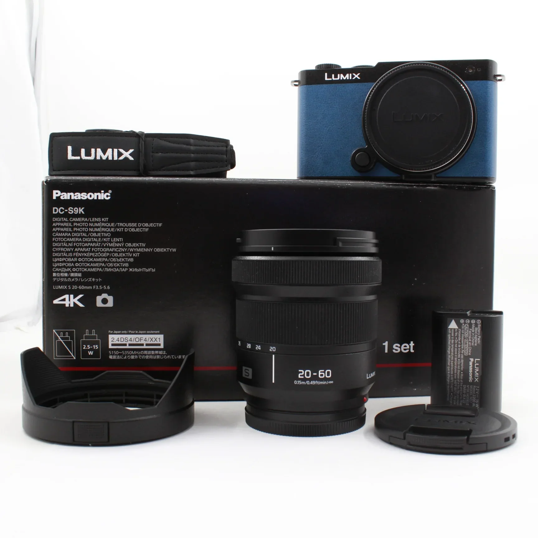 * OPEN BOX EXCELLENT * Panasonic Lumix S9 Mirrorless Camera with S 20-60mm f/3.5-5.6 Lens (Night Blue)