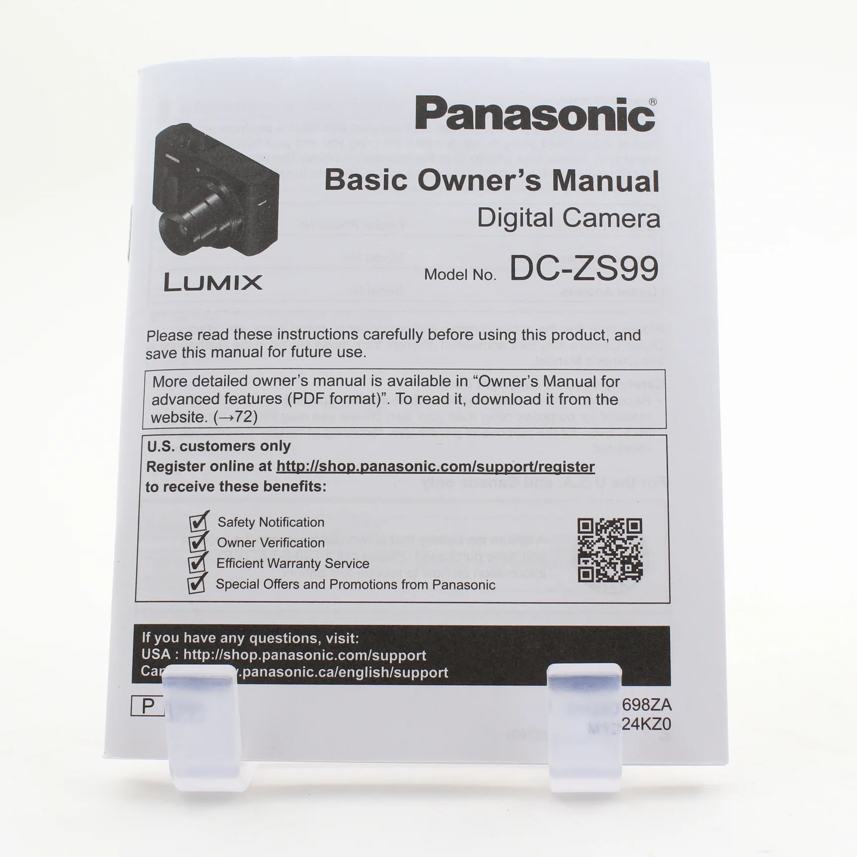 * OPEN BOX EXCELLENT * Panasonic ZS99 Digital Camera (Black) - Image 14