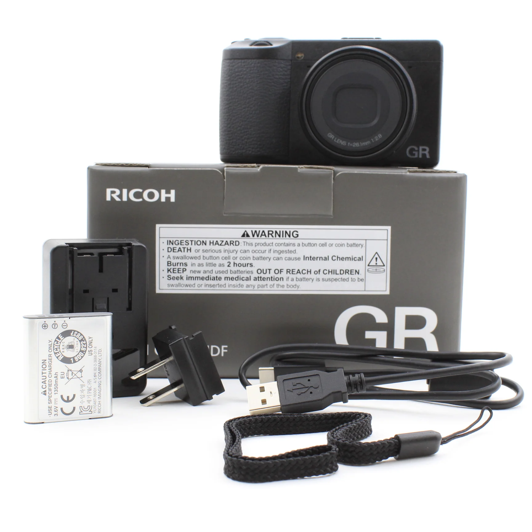 * OPEN BOX EXCELLENT * Ricoh GR IIIx HDF Digital Camera